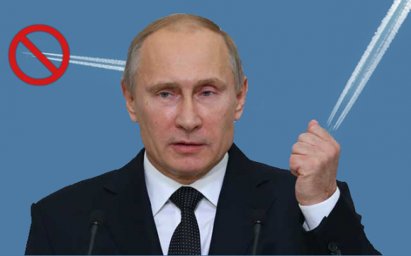 Putin basta scie chimiche